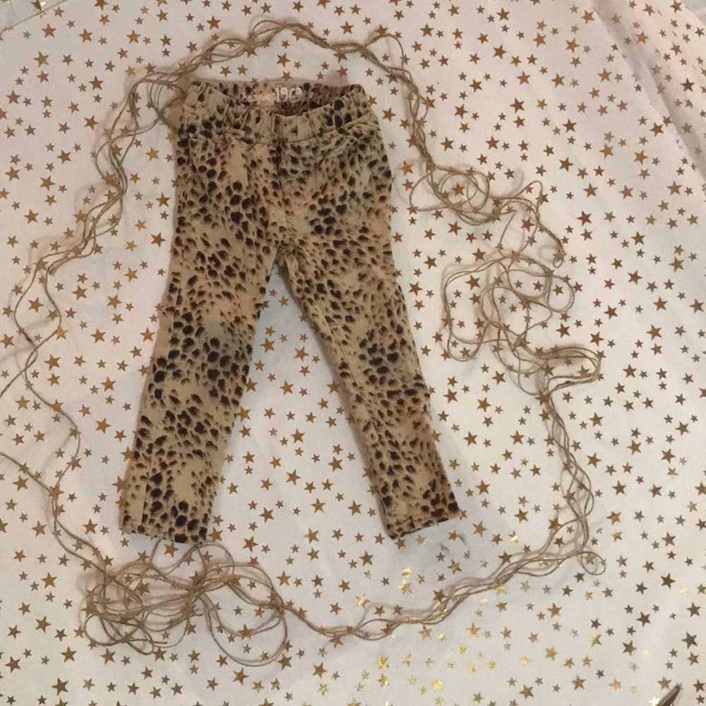 Leopard jeggings